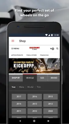 Discount Tire android App screenshot 3